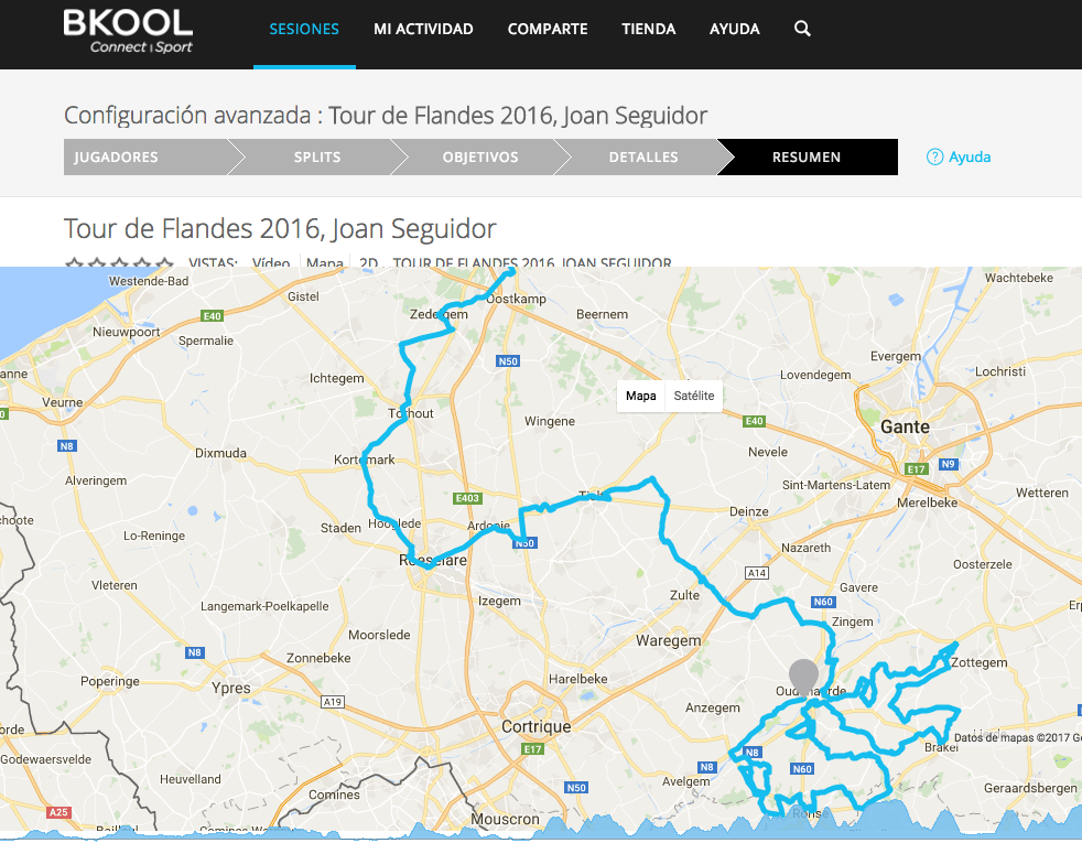 Tour de Flandes - Bkool