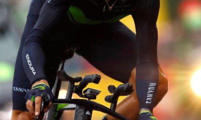 Alejandro Valverde ha corrido unos pocos kilómetros antes de abandonar el Tour de Francia en Dusseldorf