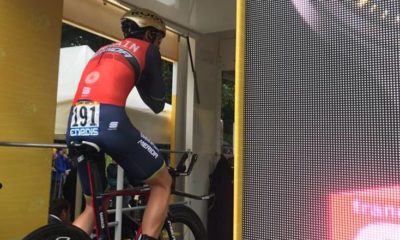 Ion Izagirre en la salida del Tour de Francia