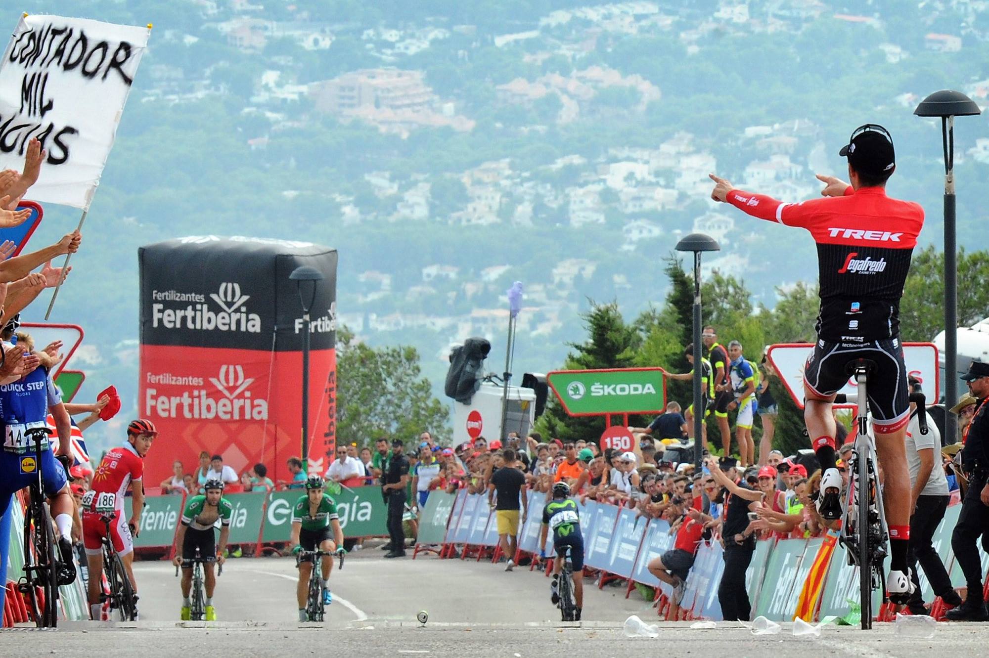 Alberto Contador se despide en la Vuelta a España