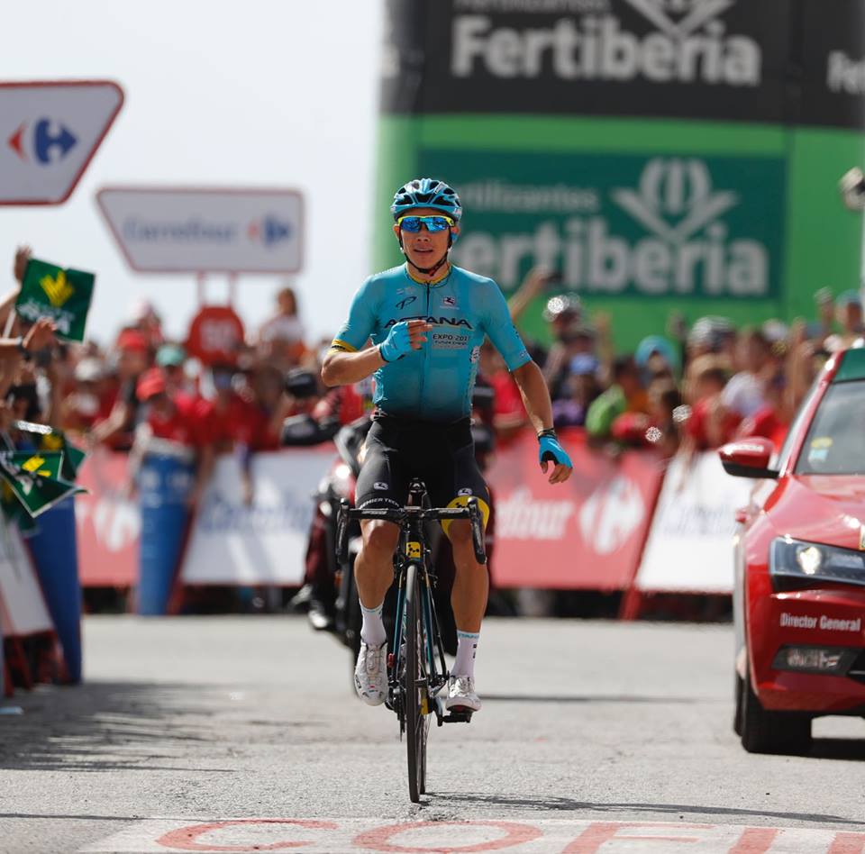 Miguel Angel López gana en Sierra Nevada durante la Vuelta a España