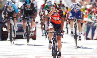 Vincenzo Nibali ganando la etapa de Andorra en la Vuelta a España