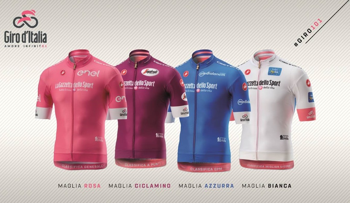 Giro de Italia maglias JoanSeguidor