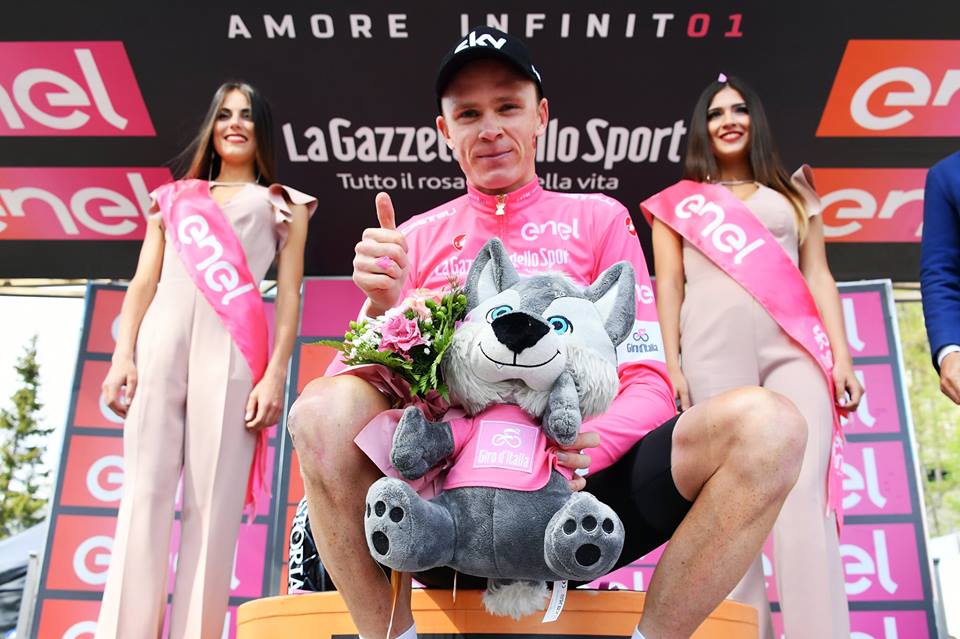 Giro de Italia - Chris Froome maglia rosa JoanSeguidor