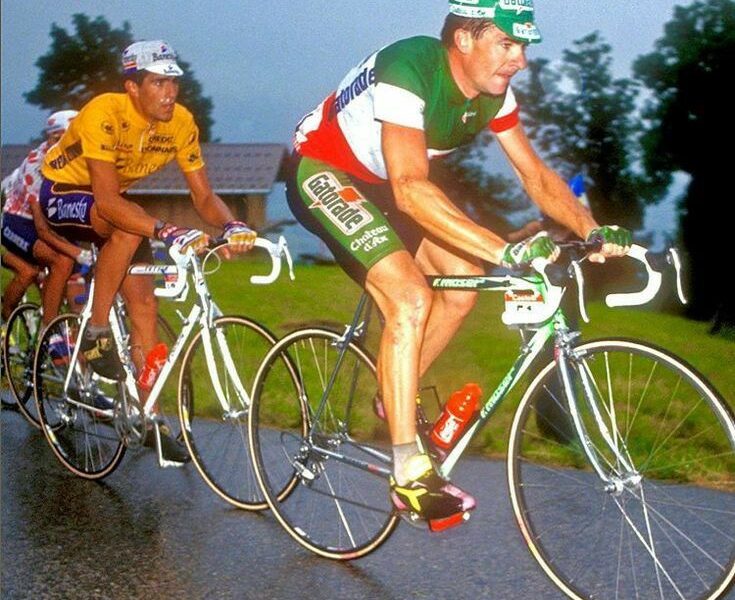 Gianni Bugno dans le Tour de France